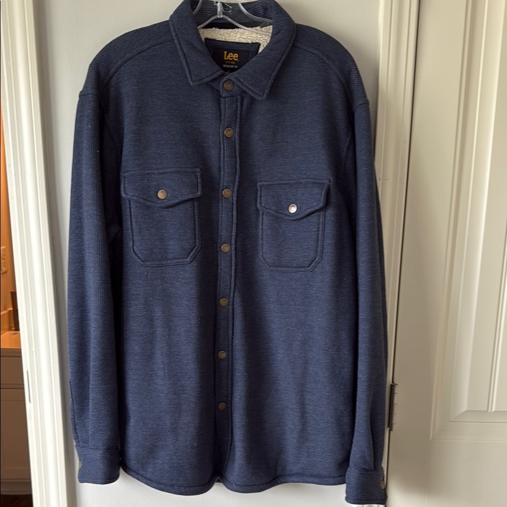 NWOT Lee Blue Button-Up jacket